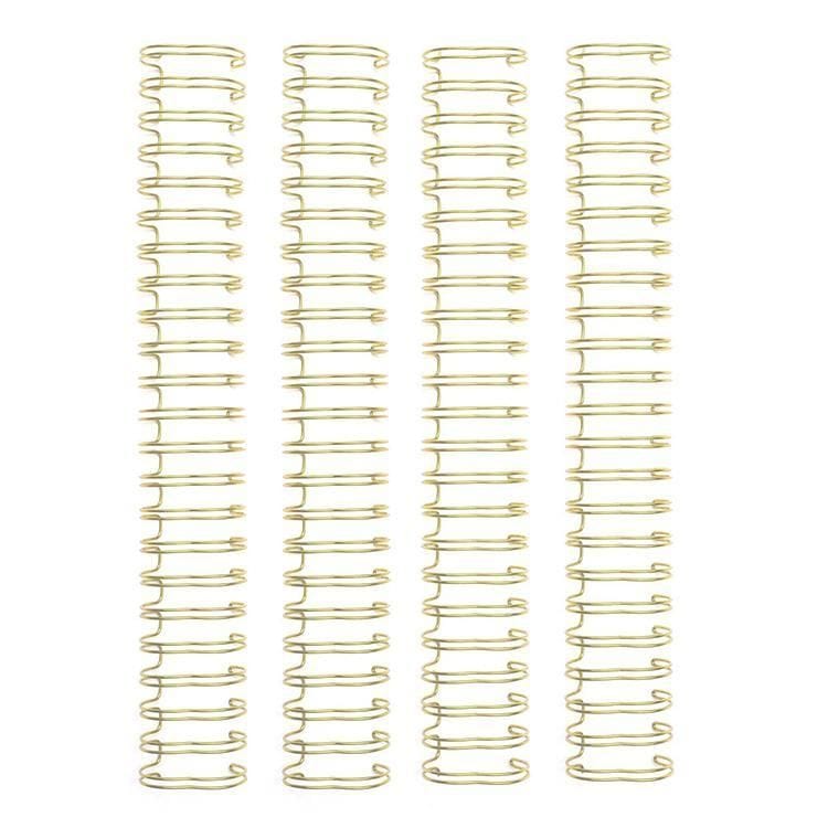 Argola Metálica Cinch Ouro WRMK 1'' (25,4mm) 4Uni - PapelojaWe R Memory Keepers