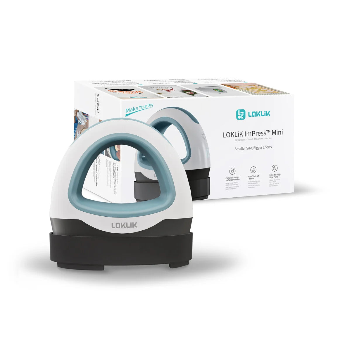 LOKLiK Mini Heat Press Denim Blue