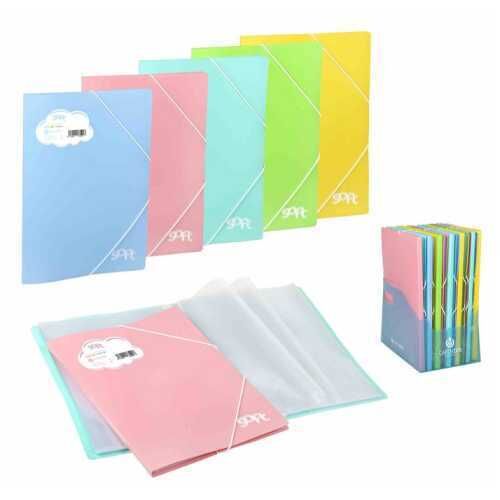 Pasta Carchivo Carchiplas Soft PP 20 Bolsas Salmão / A4 - PapelojaCarchivo8422951054147