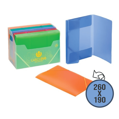 Pasta Carchivo Polipropileno Cuarto Verde Claro - PapelojaCarchivo8422951017012