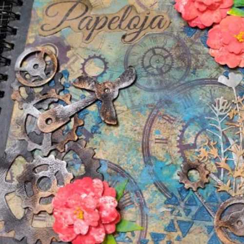 Colas para collage e Distress crayons - Papeloja