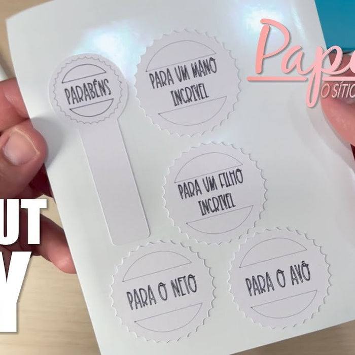 Etiquetas para o mano com a Cricut Joy - Papeloja