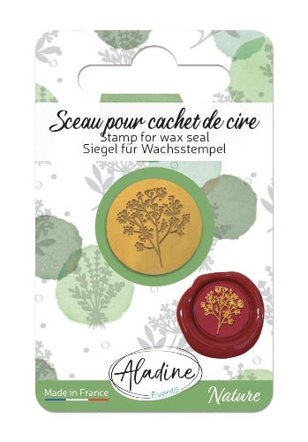 Sinete para Lacre Aladine 1,8cm Ramo