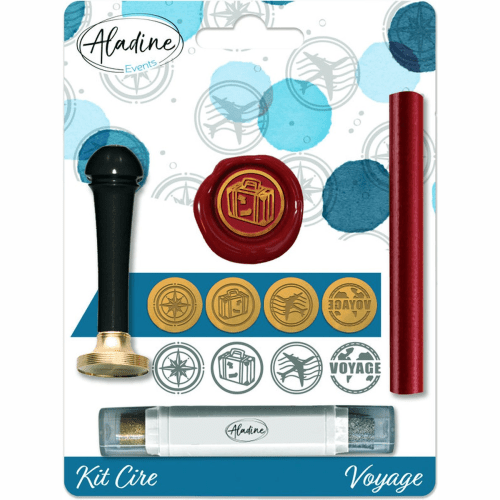 Aladine Artes e trabalhos manuais Kit de Lacres Aladine Viagem 71130