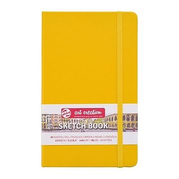 Artcreation Artes e trabalhos manuais Sketchbook Art Creation 13x21cm 140g 80fls Golden Yellow