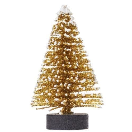 Árvore De Natal Dourada 5cm 2Uni - PapelojaHobbycraft