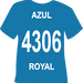 Avery Artes e trabalhos manuais Perform Azul Royal 4306 Vinil Têxtil Poli-Flex