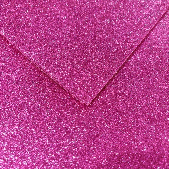 Borracha Eva Purpurina 2mm 40X60cm Fuscia - PapelojaEVA Papeloja