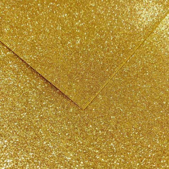 Borracha EVA Purpurina 2mm Ouro 40x60cm - PapelojaEVA Papeloja