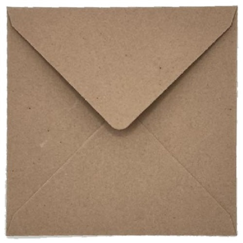 Envelope Papel Ecológico Crush 16x16cm Almond