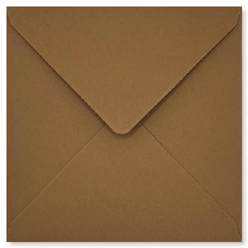 Envelope Papel Ecológico Crush 16x16cm Hazelnut
