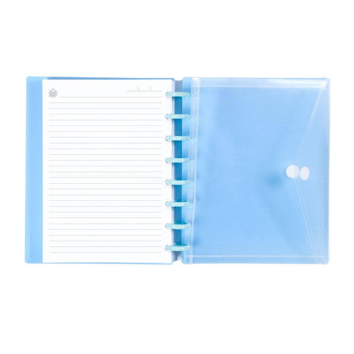 Caderno ingeniox A5 100 Folhas Pautado Cores Pastel - PapelojaCarchivo