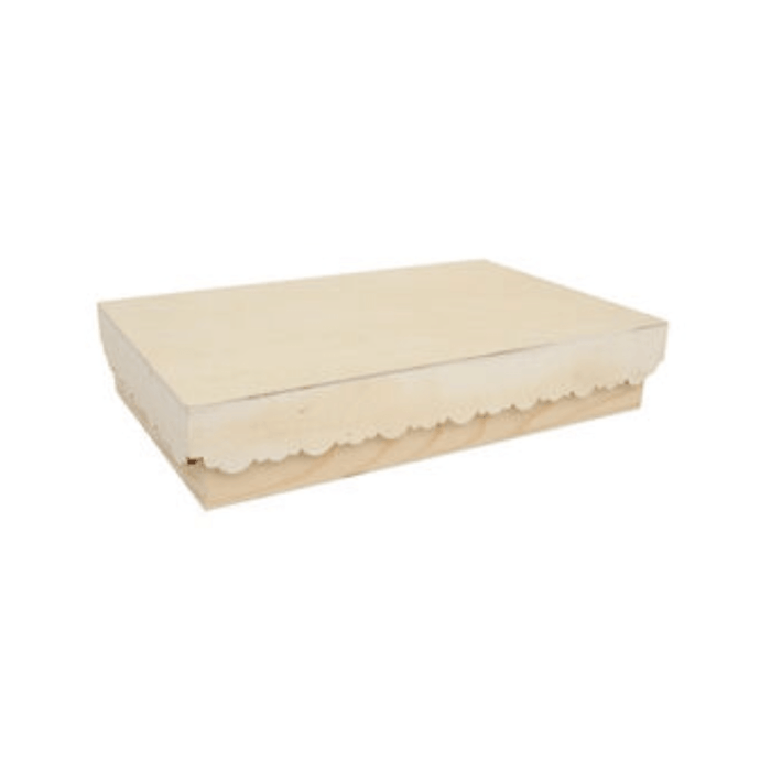 Caixa Madeira Batizado 37,5x24,5x5cm - PapelojaPapeloja5608419233238