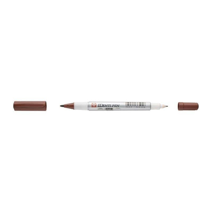 Caneta IDenti Pen Dual Point Castanho - PapelojaSakura