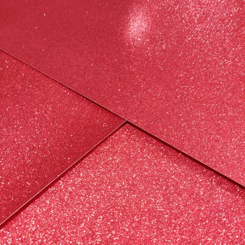 Cartolina Glitter Sadipal Vermelho - PapelojaSadipal