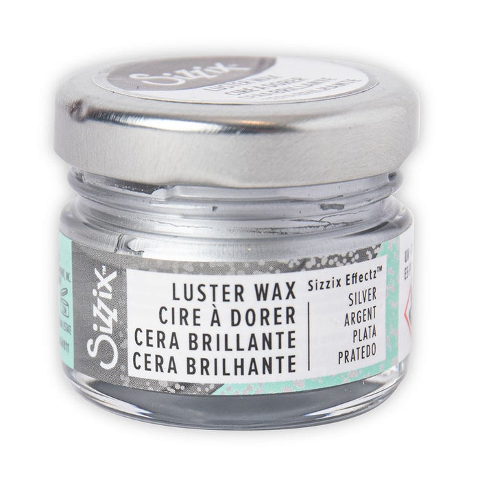 Cera de Lustro Sizzix Luster Wax 20ml Silver - PapelojaSizzix