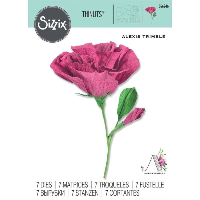 Cortante Sizzix Thinlits Lisianthus by Alexis - PapelojaSizzix