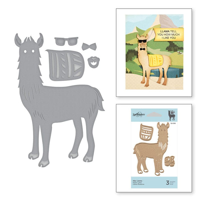 Cortante Spellbinders S3 - 319 Hip LLama - PapelojaSpellbinders