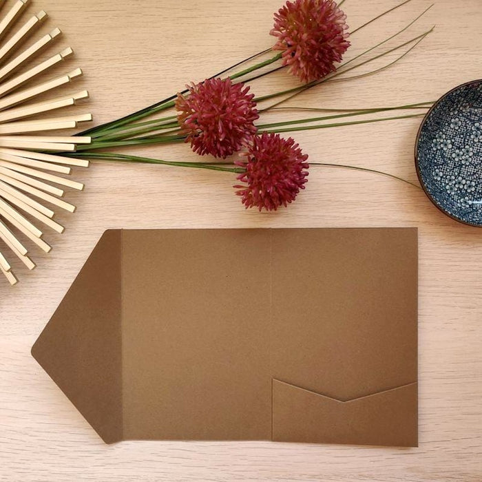 Envelope Papel Ecológico Crush Pocket Hazelnuts