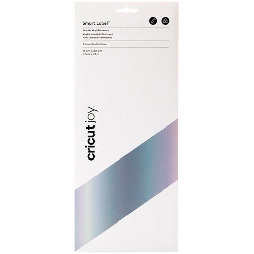 Cricut Joy Smart Vinyl P/Canetas Prata 5.5X13 4fls - PapelojaCricut093573380945