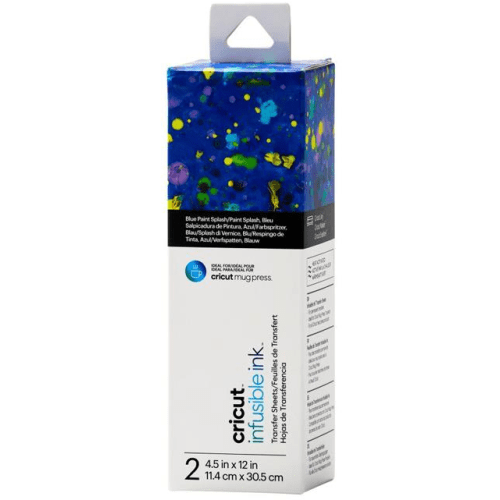 Cricut Materiais Cricut Cricut Joy Infusible Ink 2x4.5'x12' Blue Paint Splash