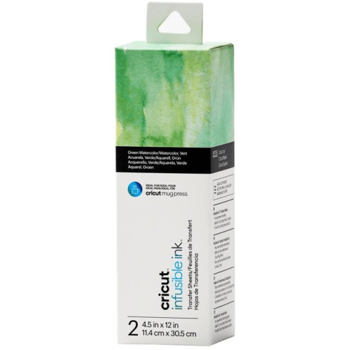 Cricut Materiais Cricut Cricut Joy Infusible Ink 2x4.5'x12' Green Watercolor