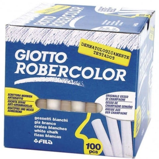 Giotto Artes e trabalhos manuais Giz Giotto Robercolor Branco 1 Unidade