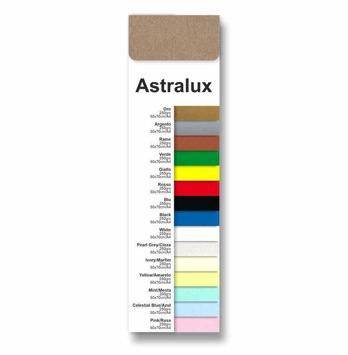 Livro Amostras Cartolina Laminada Astralux - Papelojapapeloja