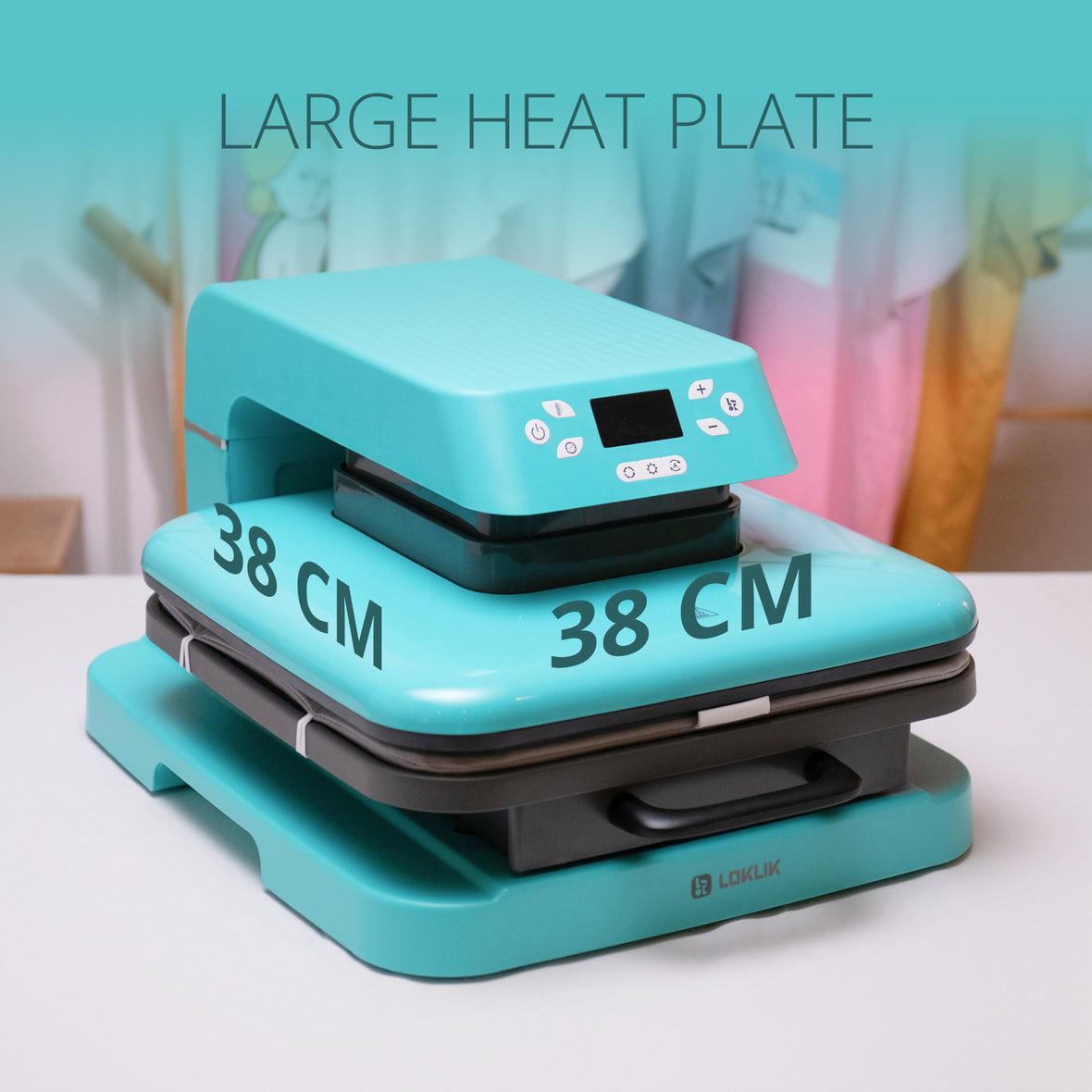 LOKLiK Auto Heat Press Blue