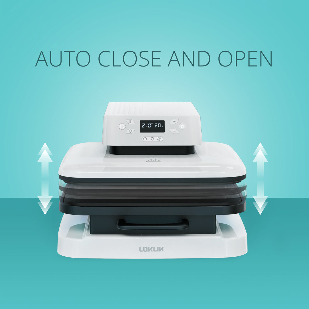 LOKLiK Auto Heat Press White