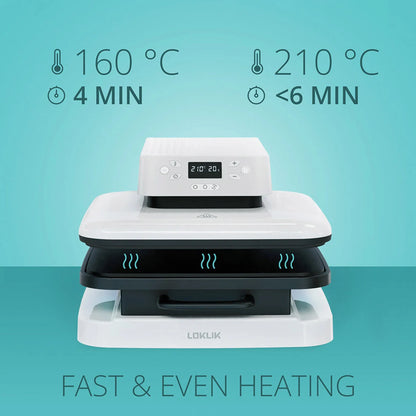 LOKLiK Auto Heat Press White