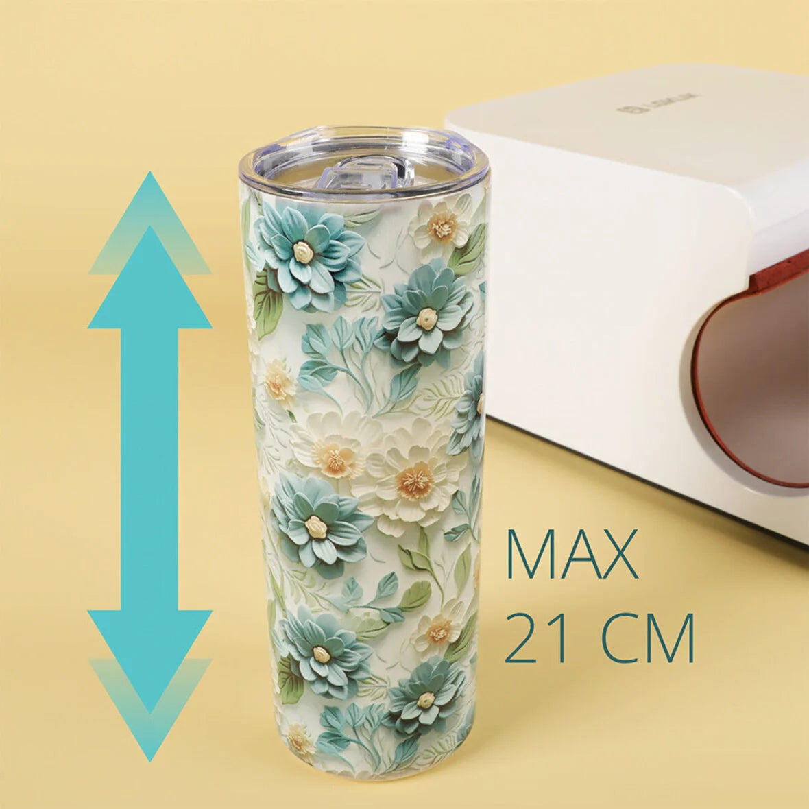 LOKLiK Auto Tumbler Heat Press White