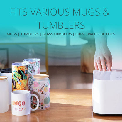 LOKLiK Auto Tumbler Heat Press White