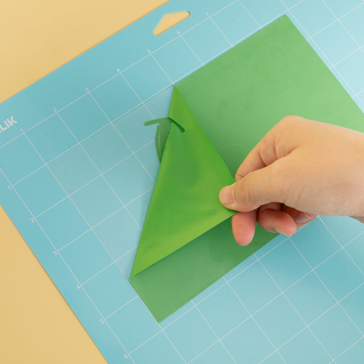 LOKLik Conjunto 3 Tapetes Corte 30x30cm Ligeiro Azul