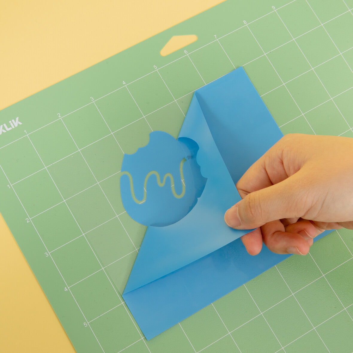 LOKLik Conjunto 3 Tapetes Corte 30x30cm Standard Verde