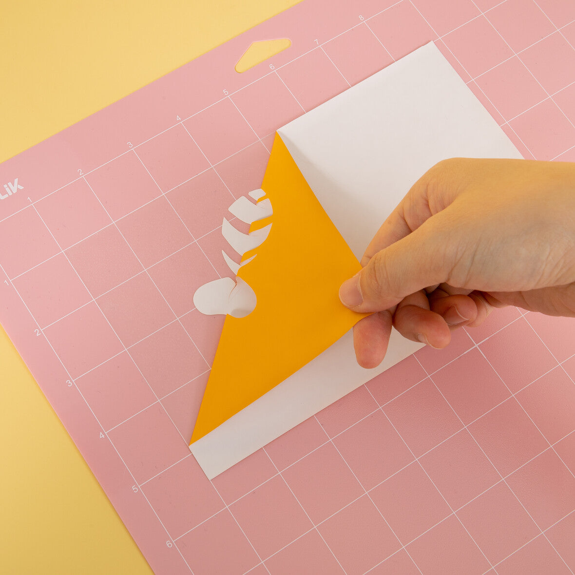 LOKLik Conjunto 3 Tapetes Corte 30x30cm Tecido Rosa