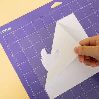 LOKLik Conjunto 3 Tapetes Corte 30x30cm Forte Roxo