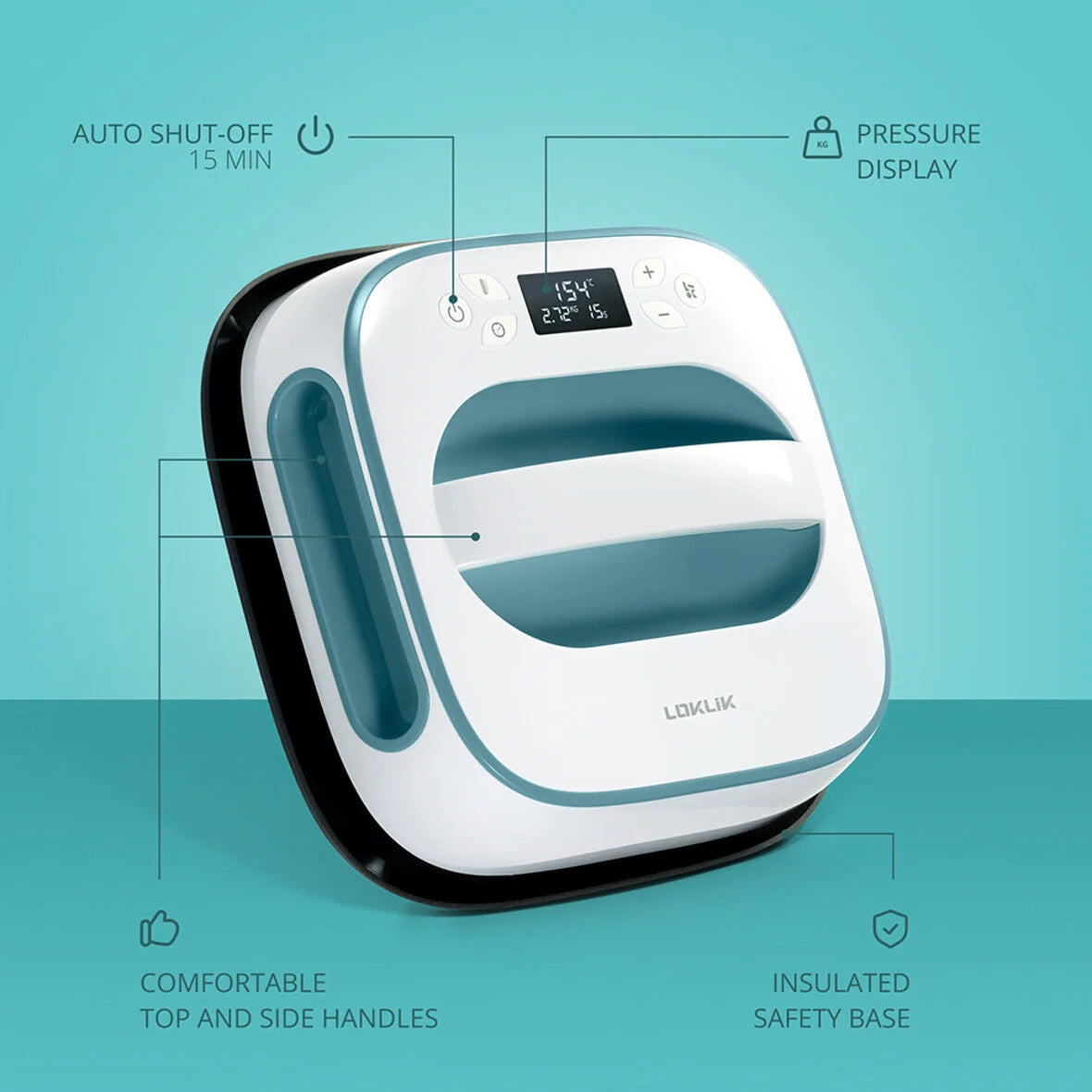 LOKLiK Easy Heat Press Denim Blue