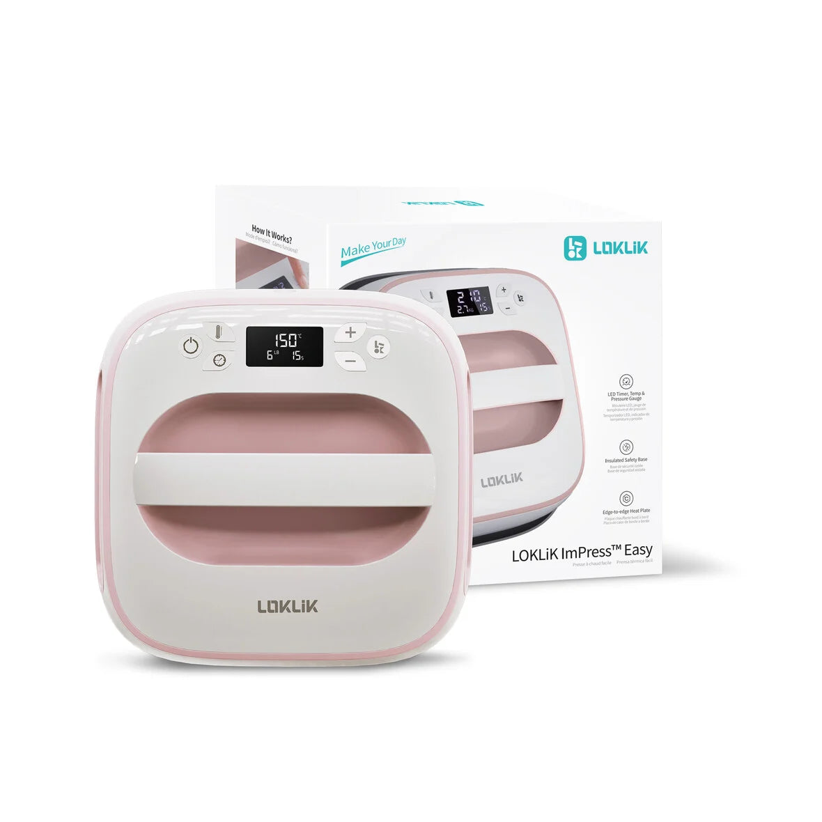 LOKLiK Easy Heat Press Romance Pink