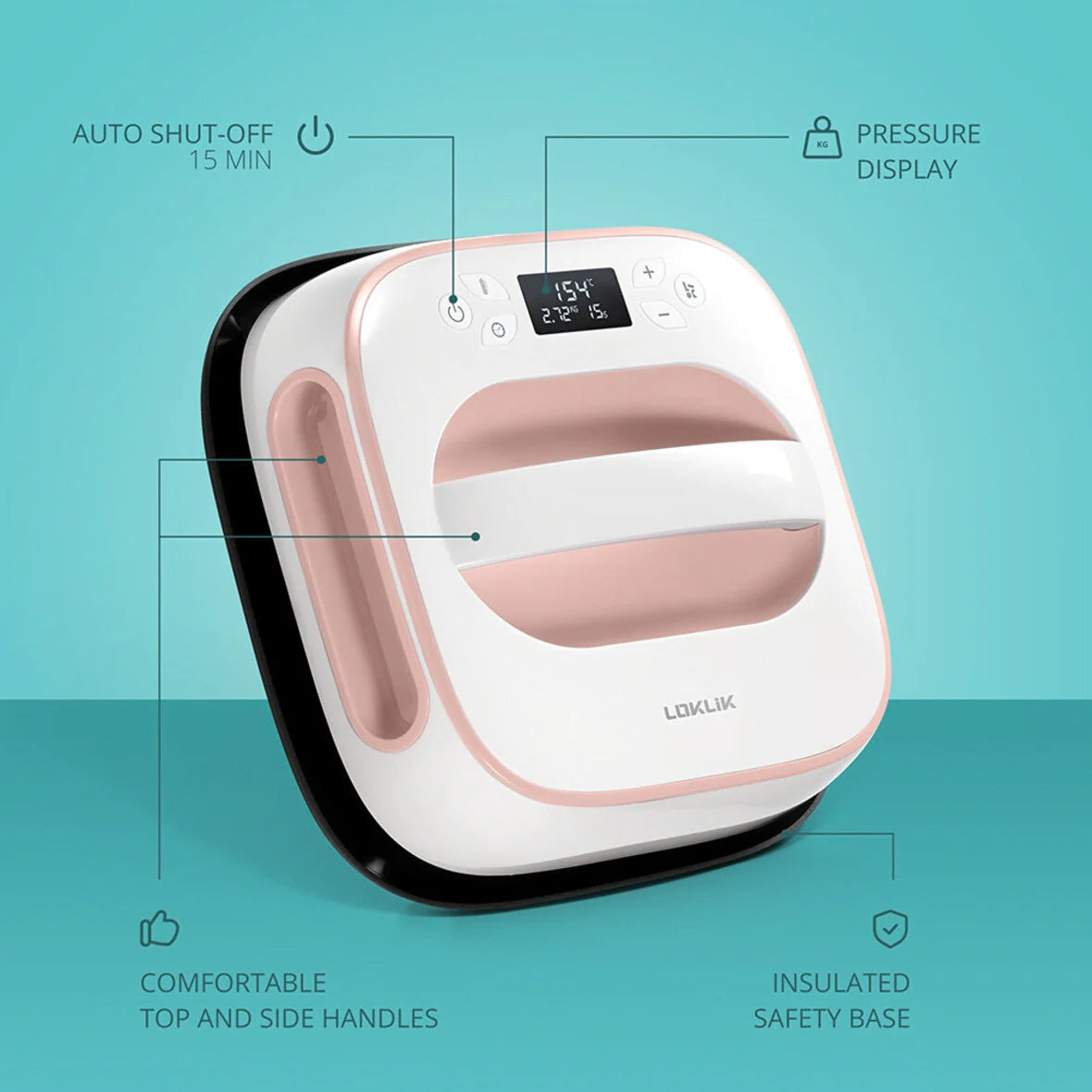 LOKLiK Easy Heat Press Romance Pink