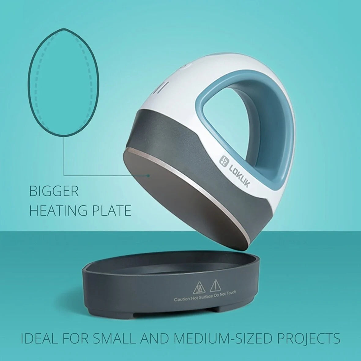 LOKLiK Mini Heat Press Denim Blue