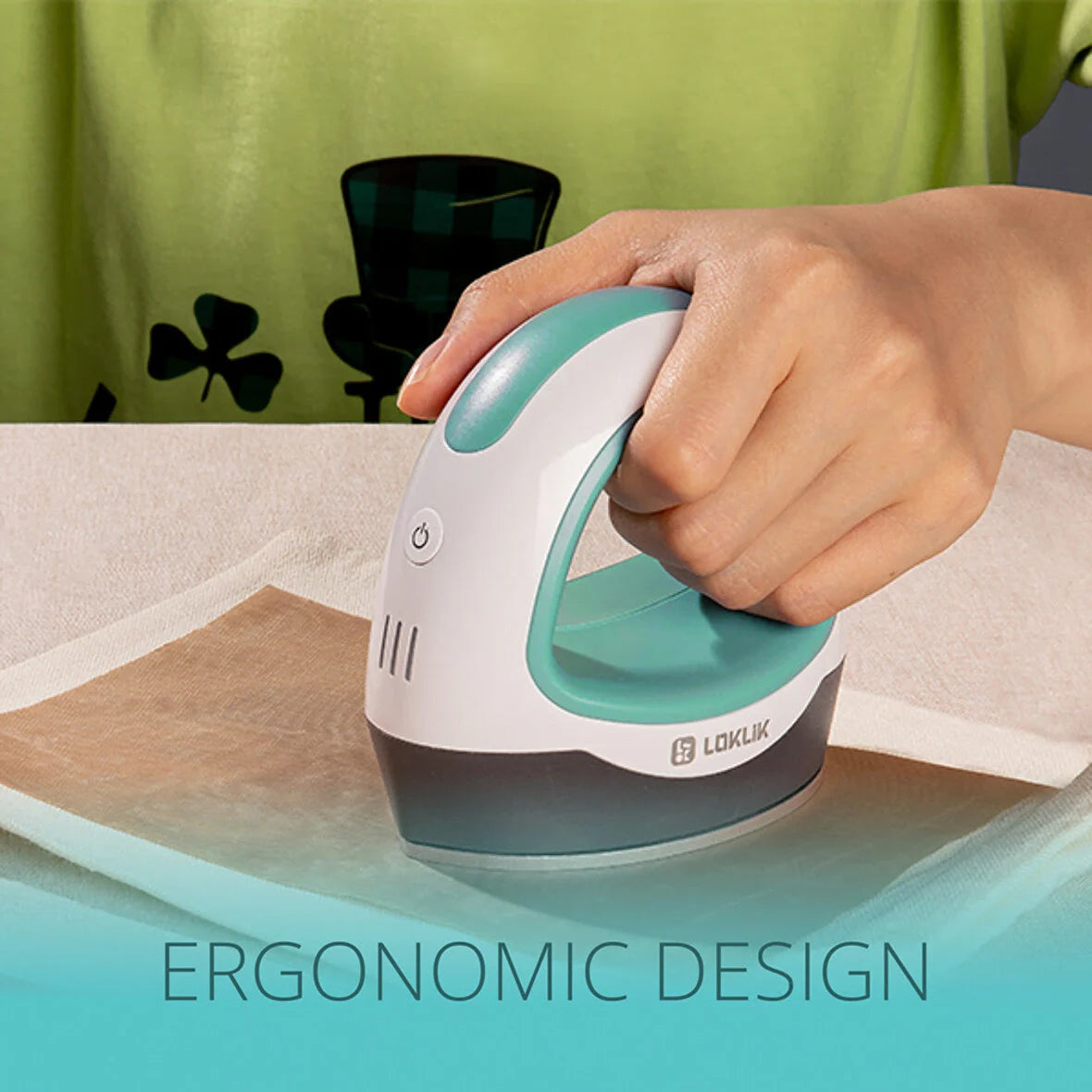 LOKLiK Mini Heat Press Blue