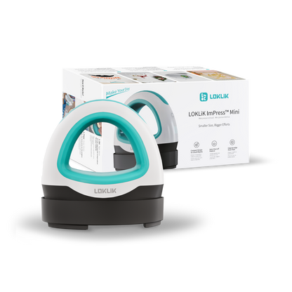 LOKLiK Mini Heat Press Blue