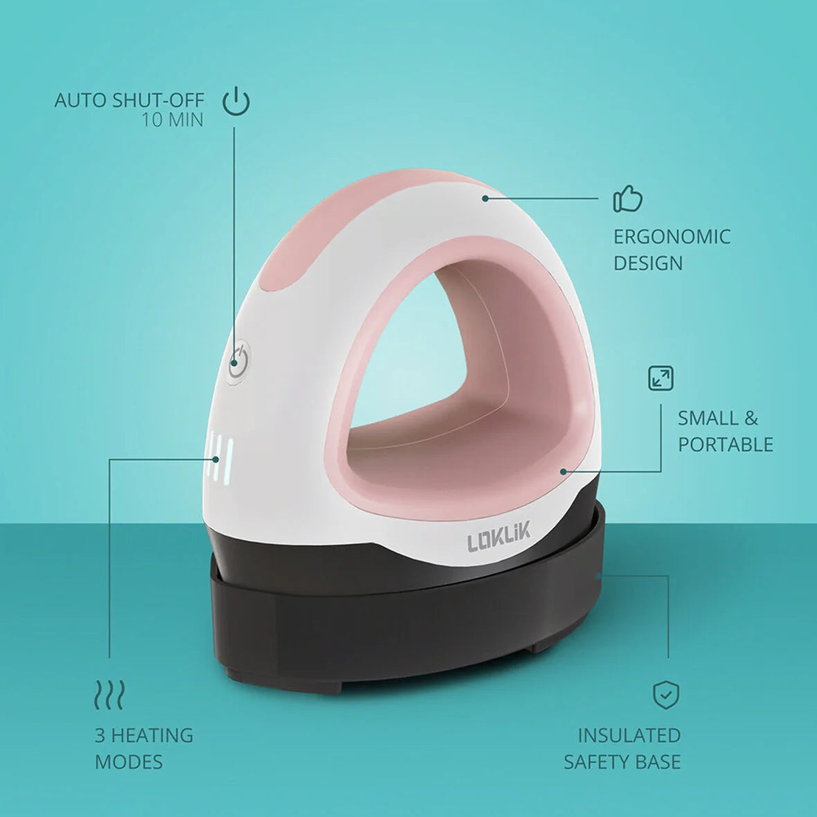 LOKLiK Mini Heat Press Romance Pink