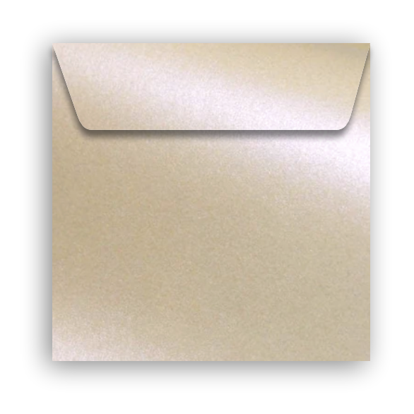 Envelope Perolado Majestic 17x17cm Candlelight Cream