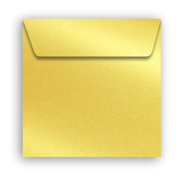 Envelope Perolado Majestic 17x17cm Mellow Yellow