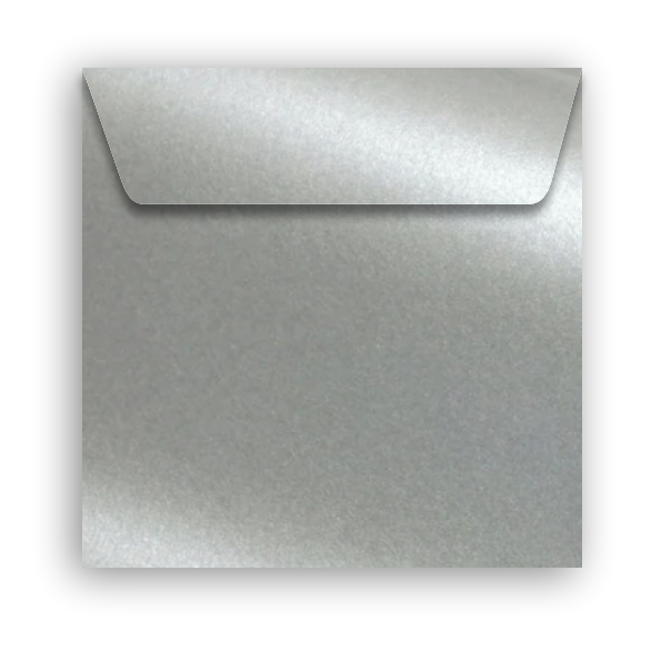 Envelope Perolado Majestic 17x17cm Moonlight Silver