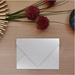 Envelope Perolado Majestic C6 Marble White