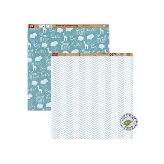 Papel Scrapbook MP 305X305mm Pd101 - 66 - PapelojaMP