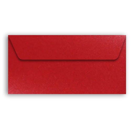 Papeloja Artes e trabalhos manuais Emperor Red / 10 unidades / 120grs Envelope Perolado Majestic DL 11x22cm